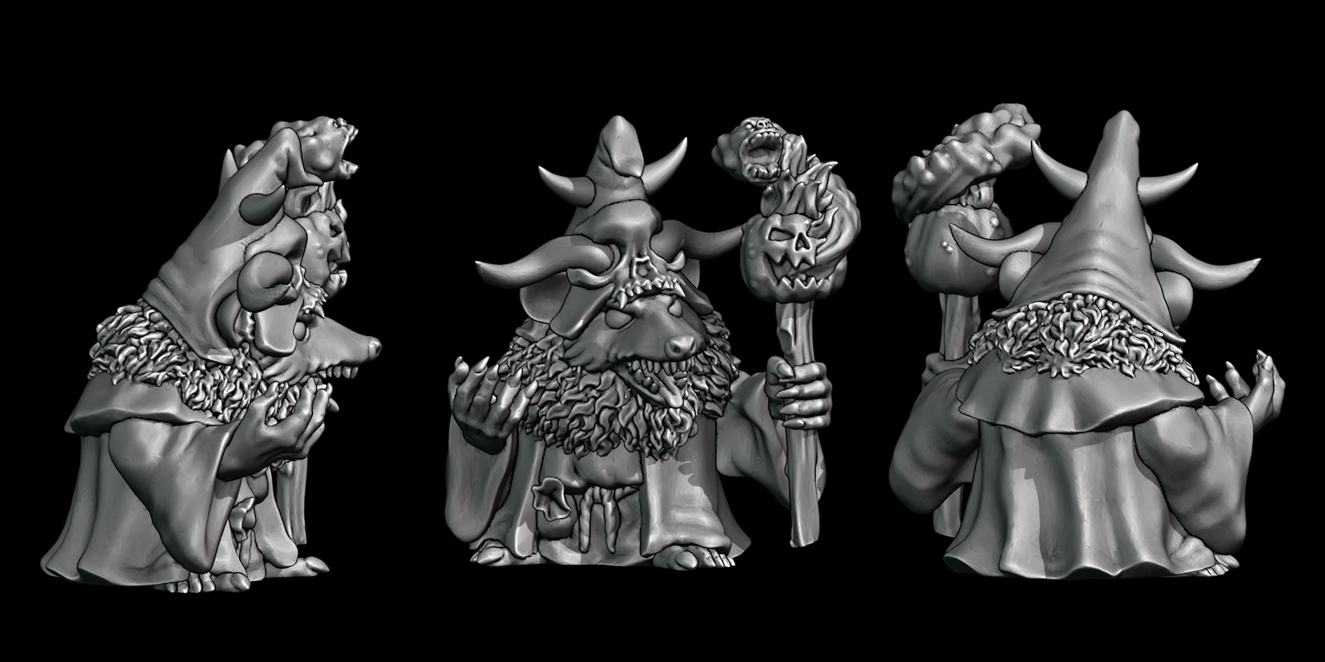 Underbelly Scruffians x 14 3 Trench Coat Minis Shrew Necromancer