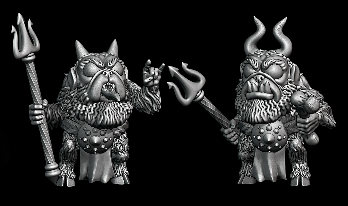 Underbelly Scruffians x 14 5 Trench Coat Minis Pug Demon