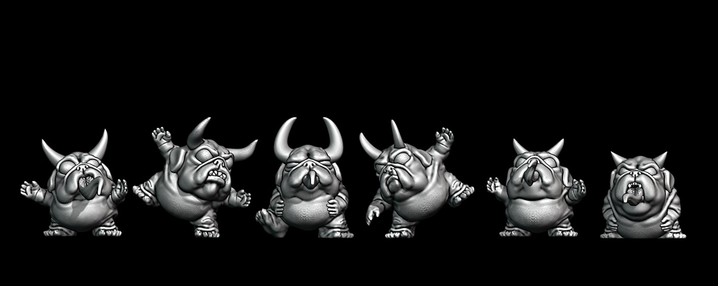 Underbelly Scruffians x 14 6 Trench Coat Minis Pug Imps