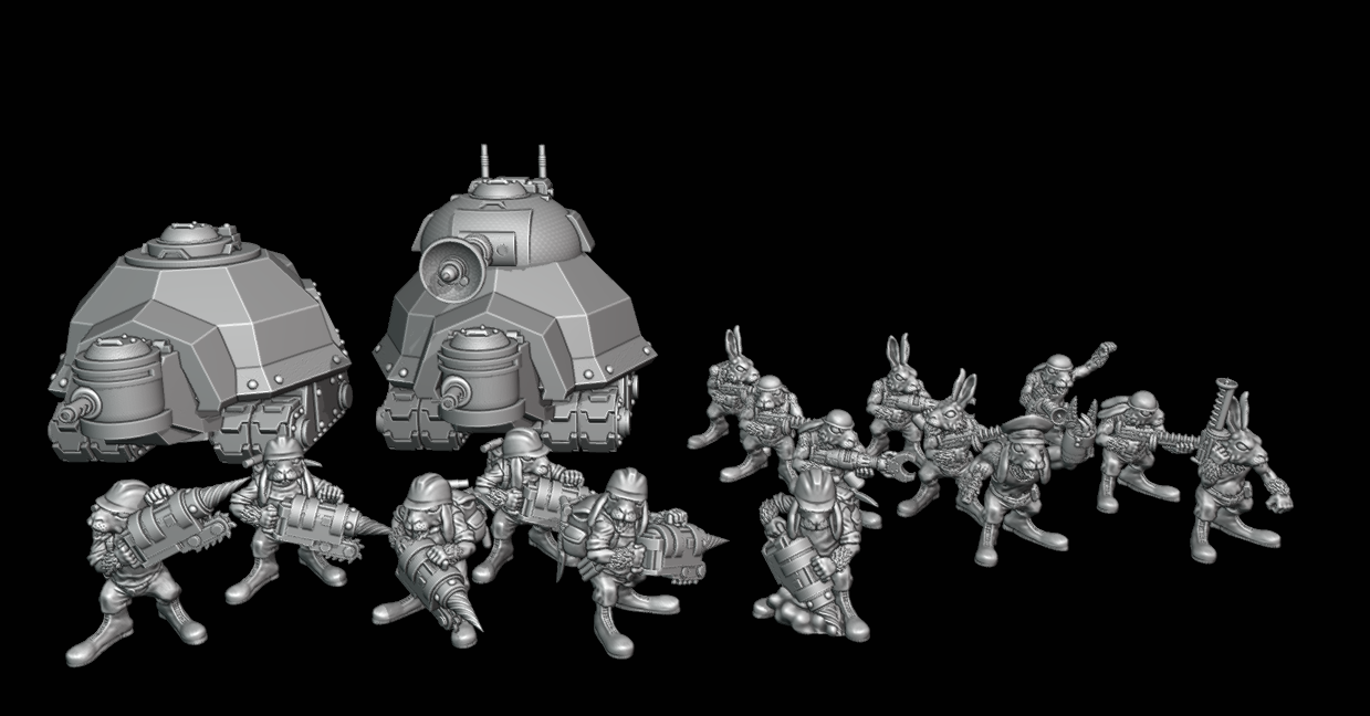 Burrowborn Expeditionary Corp Army Pack