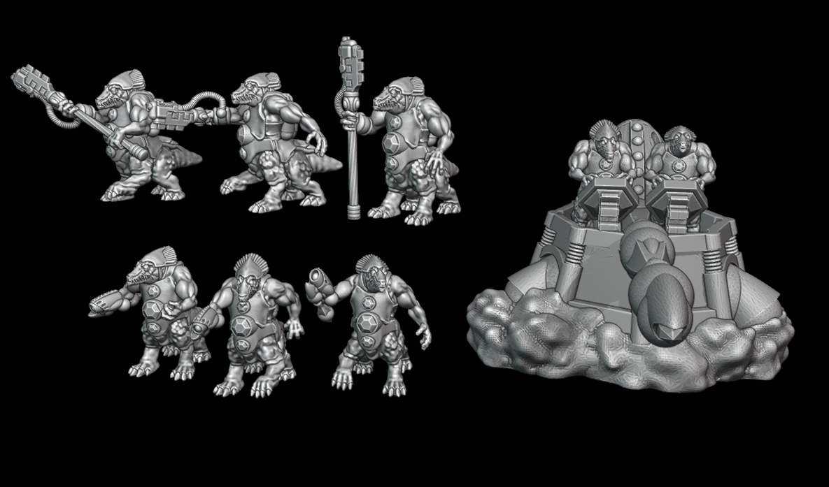 Warpstride Gharials Army Pack