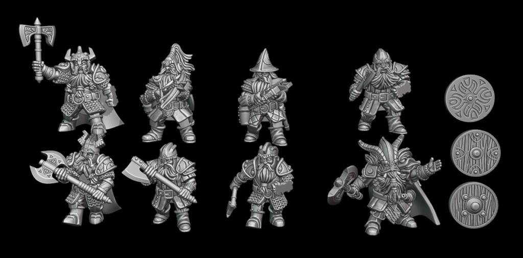 Trench Coat Minis The New Home of Trilaterum 9 Dwarves x 8