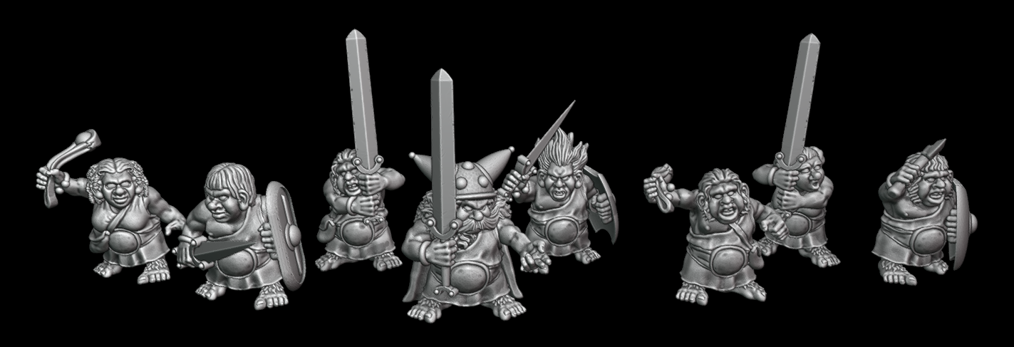 Halflings x 8