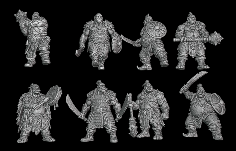 Trench Coat Minis The New Home of Trilaterum 10 Ogres x 8